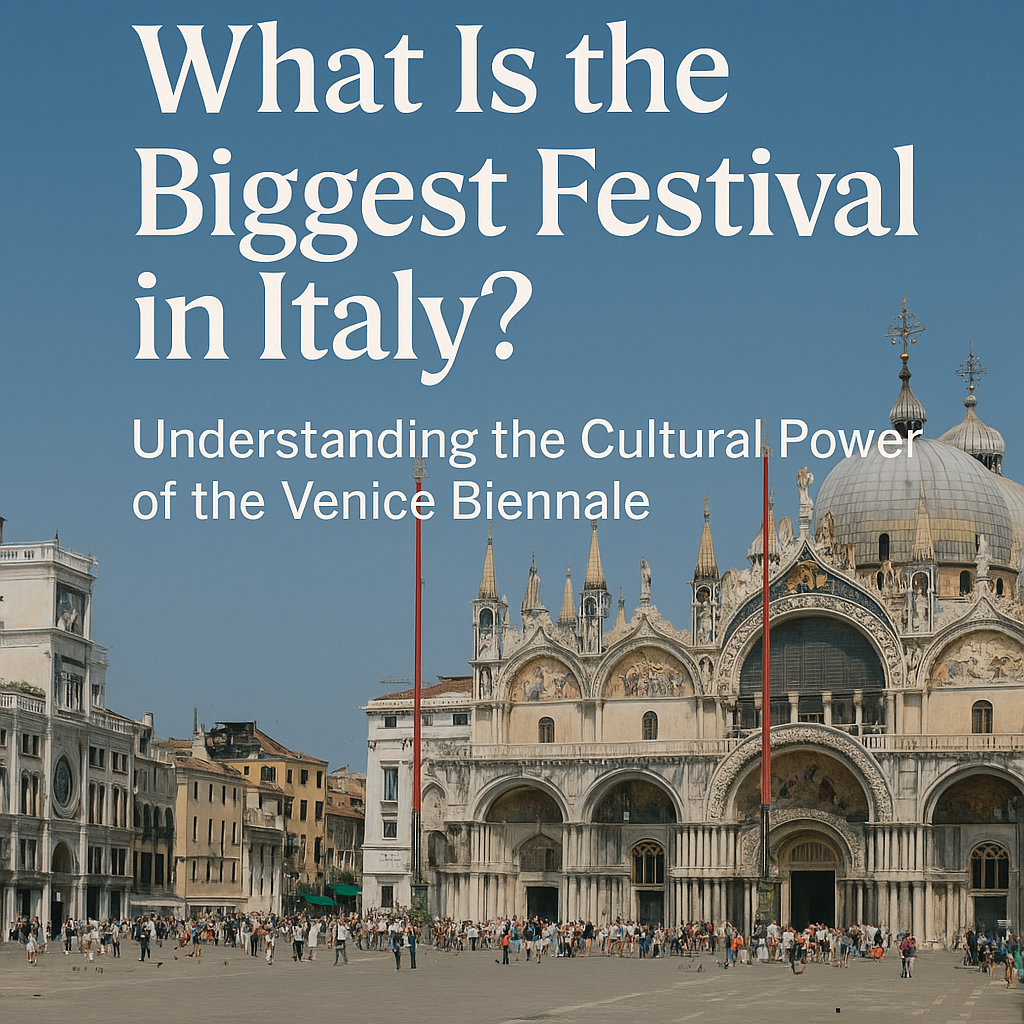 What Is the Biggest Festival in Italy? Understanding the Cultural Power of the Venice Biennale
