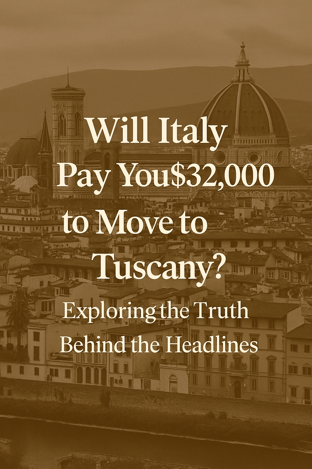 Will Italy Pay You $32,000 to Move to Tuscany? Exploring the Truth Behind the Headlines