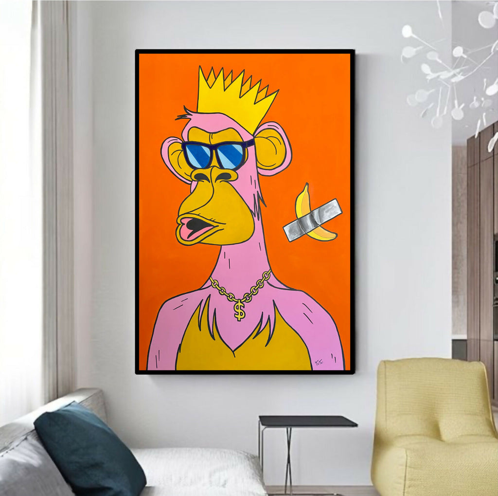 Cattelan's pink monkey